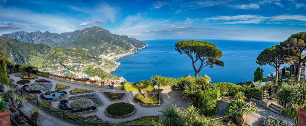 Panorama di Ravello in Costiera Amalfitana